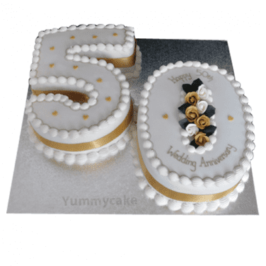 50th Anniversary Cake